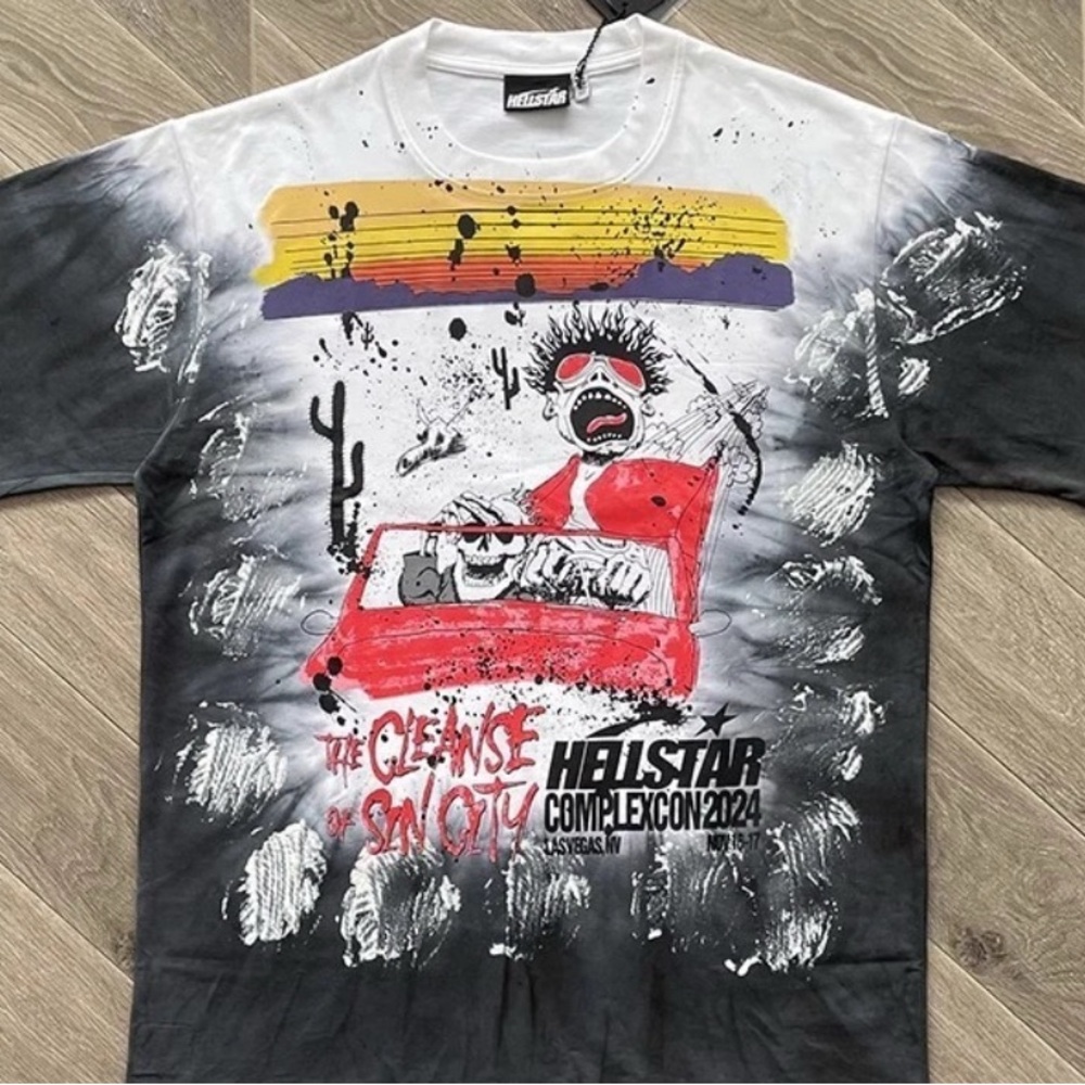 Hellstar graphic tee brand new never worn size medium